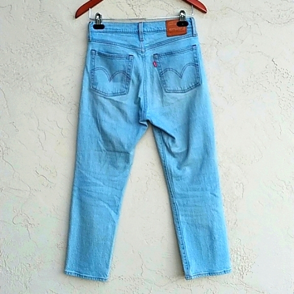 Levi's Premium Denim Wedgie Straight Jeans Size 25 - Picture 2 of 13